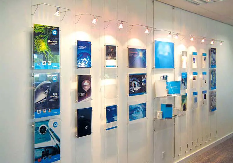 Cable-Rod Suspended Graphic-Poster Displays