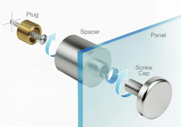 Three-Part Standoff Fitting for Easy Installation | Nova Display Systems