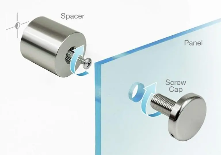 Economy Two-Part Standoff Fitting | Nova Display Systems