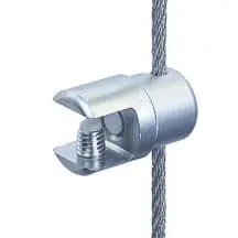 CG13-3 cable multi-position support for panels and shelves for 3 mm Cable Display System