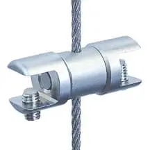 CG23-3 cable multi-position support for panels and shelves for 3 mm Cable Display System