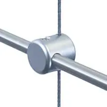 CS09 cable support for 6mm rods for 1.5 mm Cable Display System