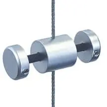 CS23-S cable support for thick panels for 1.5 mm Cable Display System