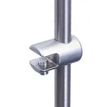 RG06-10 rod shelf support single sided for 6mm (1/4") thick shelves | Nova Display Systems