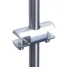 RG07-10 rod shelf support double sided for 6mm (1/4") thick shelves | Nova Display Systems