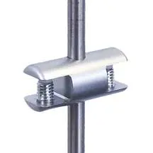 RG07 rod support double sided for 6mm (1/4″) thick shelves | 6mm Rod Display System