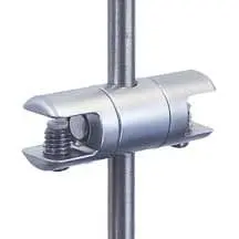 RG21 rod multi-position support double for panels and shelves 6mm (1/4″) thick | 6mm Rod Display System