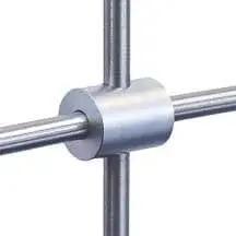 RS06 support double for 6mm rods | 6mm Rod Display System
