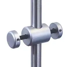 RS23-10-S rod support double for panels with holes | Nova Display Systems