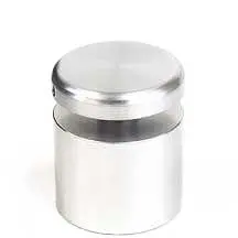 1" Dia. Clear Anodized Aluminum Standoff — 25mm (1″) Dia. x 20mm (3/4″) Length M8 Stud | Nova Display Systems