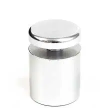 1" Dia. Clear Anodized Aluminum Standoff — 25mm (1″) Dia. x 25mm (1″) Length M8 Stud | Nova Display Systems