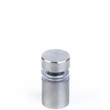 1/2" Dia. Stainless Steel Standoff — 12mm (1/2″) Dia. x 12mm (1/2″) Length M8 Stud | Nova Display Systems