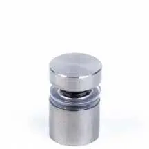 5/8" Dia. Stainless Steel Standoff — 16mm (5/8″) Dia. x 12mm (1/2″) Length M10 Stud | Nova Display Systems