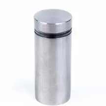 3/4" Dia. Stainless Steel Standoff — 19mm (3/4″) Dia. x 38mm (1-1/2″) Length M10 Stud | Nova Display Systems