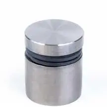 1" Dia. Stainless Steel Standoff — 25mm (1″) Dia. x 19mm (3/4″) Length M10 Stud | Nova Display Systems