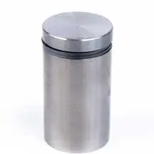 1" Dia. Stainless Steel Standoff — 25mm (1″) Dia. x 38mm (1-1/2″) Length M10 Stud | Nova Display Systems