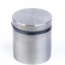1-3/16" Dia. Stainless Steel Standoff — 30mm (1-3/16″) Dia. x 25mm (1″) Length M10 Stud | Nova Display Systems
