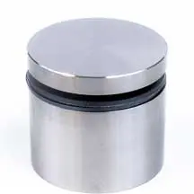 1-1/2" Dia. Stainless Steel Standoff — 38mm (1-1/2″) Dia. x 25mm (1″) Length M10 Stud | Nova Display Systems