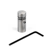 1/2" Dia. Tamper Proof / Stainless Steel Standoffs with M8 Studs | Nova Display Systems