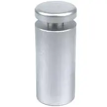1" Diameter x 2" Standoff Support in Satin Chrome Finish | Nova Display Systems