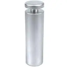 1" Diameter x 3" Standoff Support in Satin Chrome Finish | Nova Display Systems