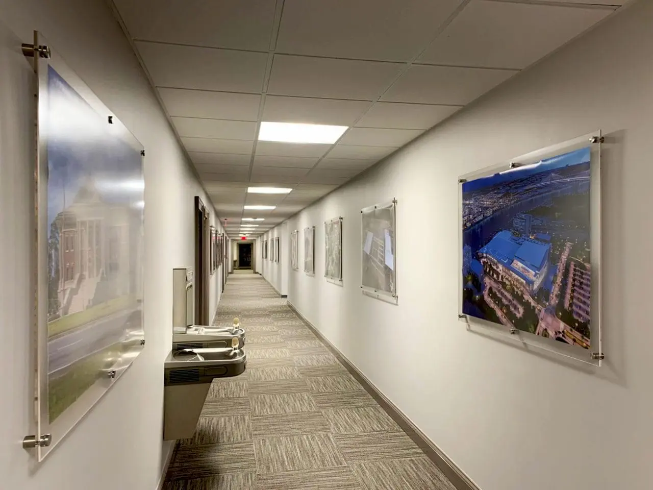 W2026 — Oversized Acrylic Frames for use with Large Format Photography / Wall Mounted with Standoffs