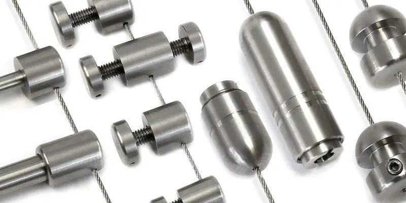 1.5mm Cable Display System components come in Stainless Steel Finish | Nova Display Systems