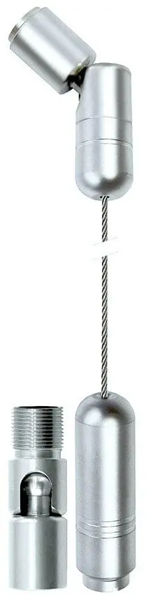 C160-4M Adjustable Angle Top and Bottom 1.5mm Cable Suspension Kit — 4M (13’ 1-1/2”) Length | Nova Display Systems