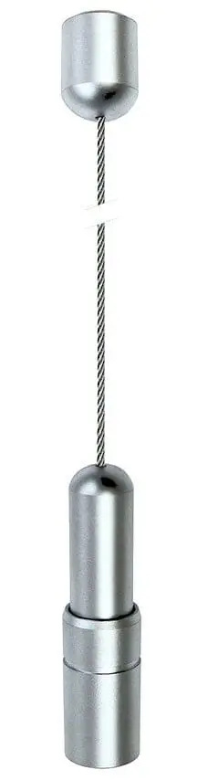 CA4 Ceiling-to-Floor 1.5mm Cable Suspension Kit — 4M (13’ 1-1/2”) Length | Nova Display Systems