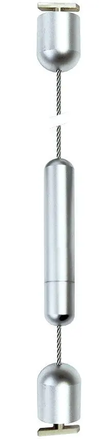 CQQ Track-Mount with Quick Fit Toggle 1.5mm Cable Suspension Kit — 4M (13’ 1-1/2”) Length | Nova Display Systems