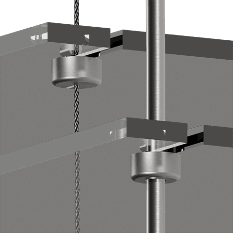 Acrylic Shelves Slotted — Mounting Option | Nova Display Systems