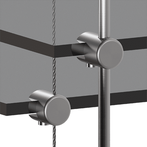 Acrylic and Glass Shelves — Front and Back Mounting Option | Nova Display Systems