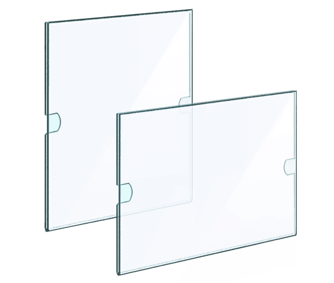Easy Access Acrylic Holders — Deco Style | Nova Display Systems