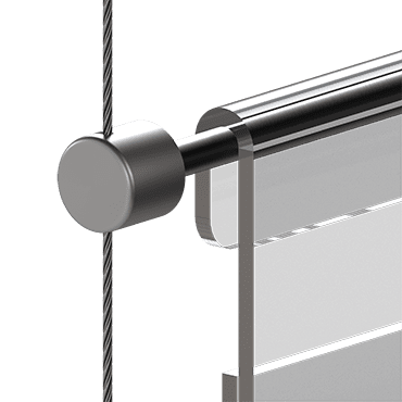 Hook-on Acrylic Holders — Mounting Options | Nova Display Systems