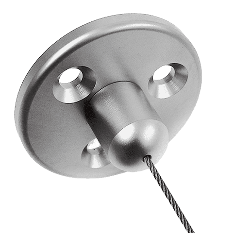 Heavy-Duty Base Supports for 1.5mm Cable Suspension Kits | Cable System Installation Accessories | Nova Display Systems