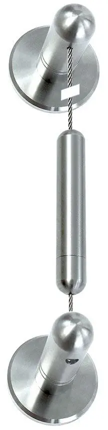 C113-3M/SS Wall-to-Wall 1.5mm Stainless Steel Cable Suspension Kit — 3M (9’ 10”) Length | Nova Display Systems