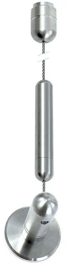 C115-CW/SS Ceiling-to-Wall 1.5mm Stainless Steel Cable Suspension Kit — 3M (9’ 10”) Length | Nova Display Systems