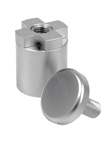 Four Way Hub / Spacer Butted Panels | Sign/Panel Support Systems — Range of Accessories | Nova Display Systems