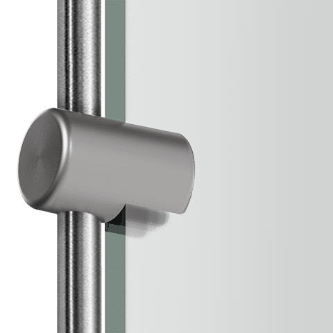 Standard Support for 10mm Rod System Panel Applications — Side Clamp Support for Panels | Nova Display Systems