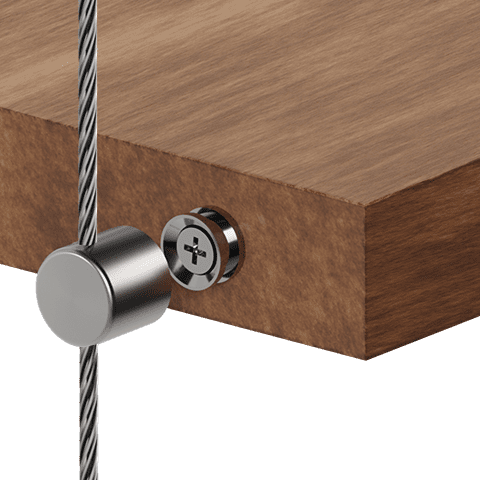 Specialty Supports — Support with Boss for Wooden Panel/Shelf | Nova Display Systems
