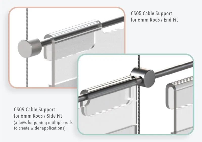 Hook-on Acrylic Holder Mounting — Hardware Options | Nova Display Systems