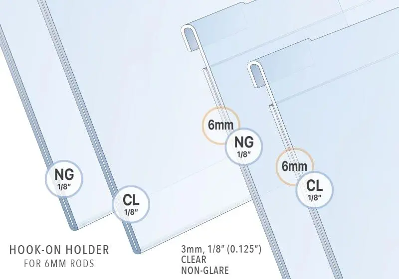 Acrylic Holder Finish — Thickness and Material Type | Nova Display Systems
