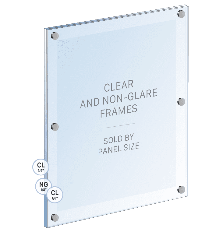 Oversized Frame Display Kits — Single Frame Option