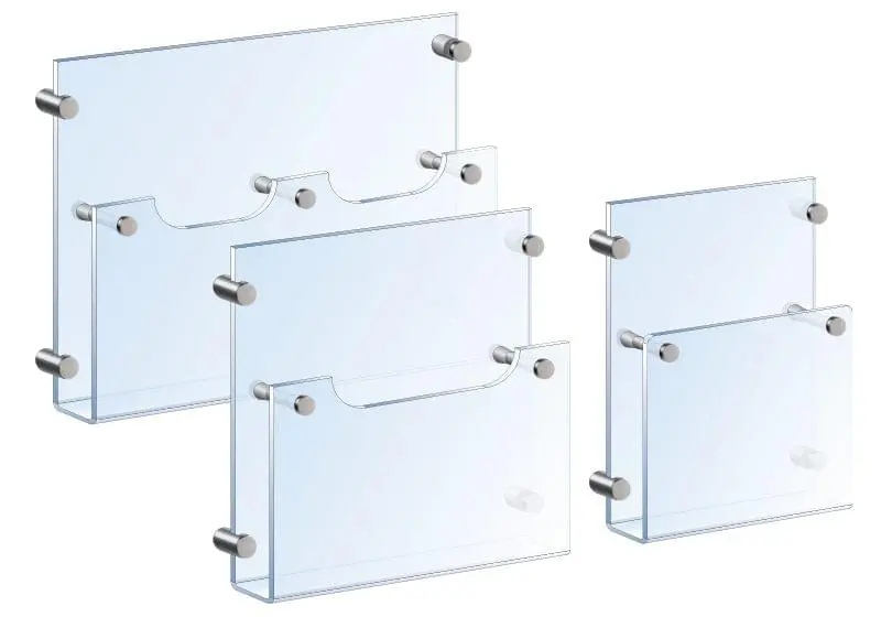 Acrylic Brochure/Magazine Holders in Standard and Custom Sizes — Heavy-Duty Designs | Nova Display Systems