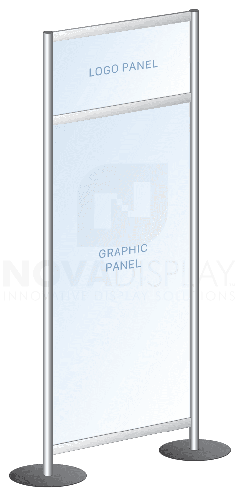 KFMR-037 Versa-Module Floor-Standing Display Kit with Cable System | Nova Display Systems
