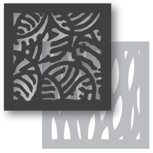 Botanica Carvings Architectural Screens and Decorative Panels — Cable/Rod Suspended