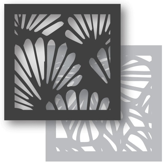 Flora Finesse Architectural Screens and Decorative Panels — Cable/Rod Suspended