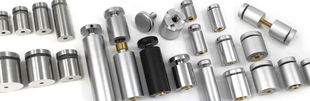 Modular Sign Standoffs Wall Mounted Supports | Nova Display Systems