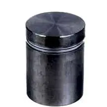 1" Dia. Black Stainless Steel Standoff — 25mm (1″) Dia. x 25mm (1″) Length M10 Stud | Nova Display Systems