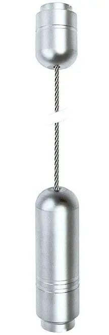 Ceiling-to-Floor Cable Kit with 4M (13’ 1-1/2”) Length